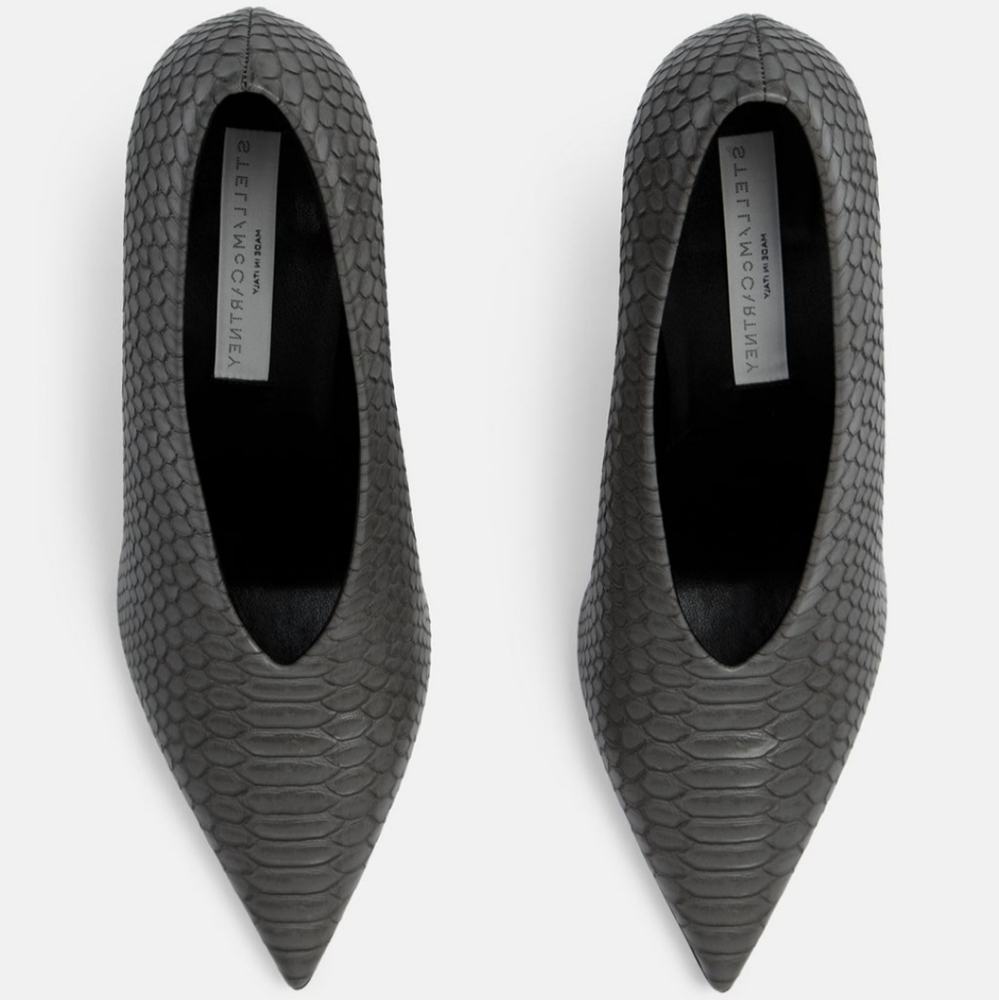 STELLA MCCARTNEY GRAY WOVEN PUMPS WOMENS Sz 36